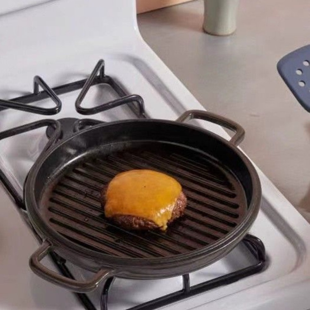 Our Place Black Grill Pan with Handles - Picture 3 of 7